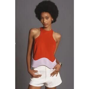 Sunday in Brooklyn Red and Purple Tank Top